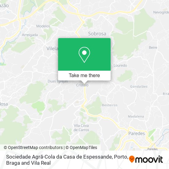 Sociedade Agrã-Cola da Casa de Espessande map