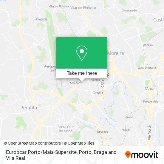 Europcar Porto/Maia-Supersite mapa