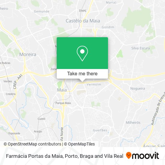 Farmácia Portas da Maia map