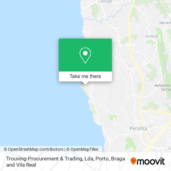 Trouving-Procurement & Trading, Lda map
