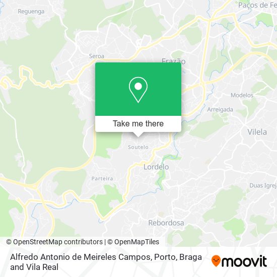 Alfredo Antonio de Meireles Campos mapa