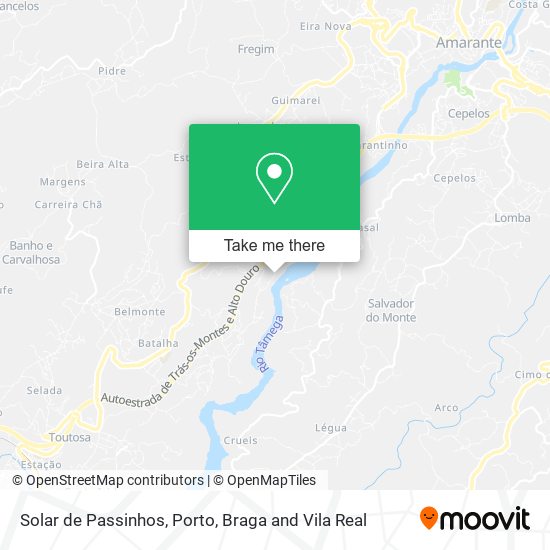 Solar de Passinhos mapa