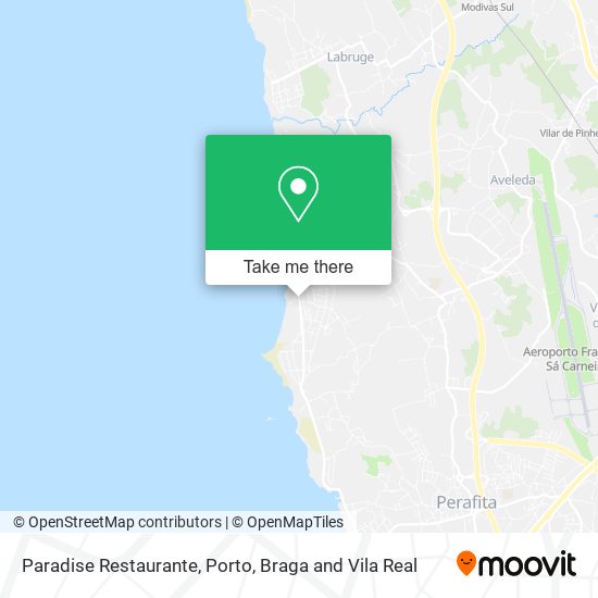 Paradise Restaurante mapa