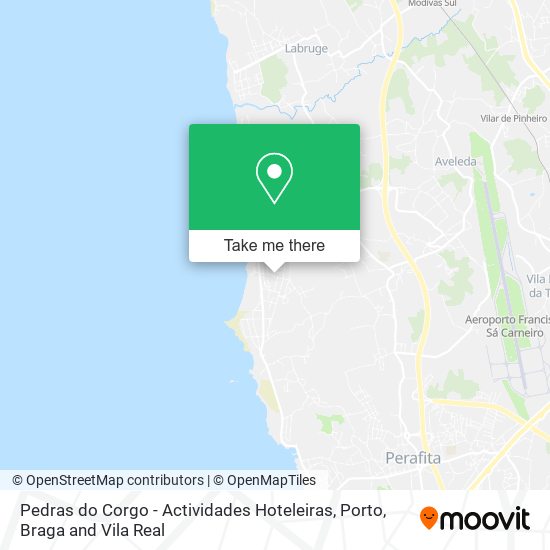 Pedras do Corgo - Actividades Hoteleiras map