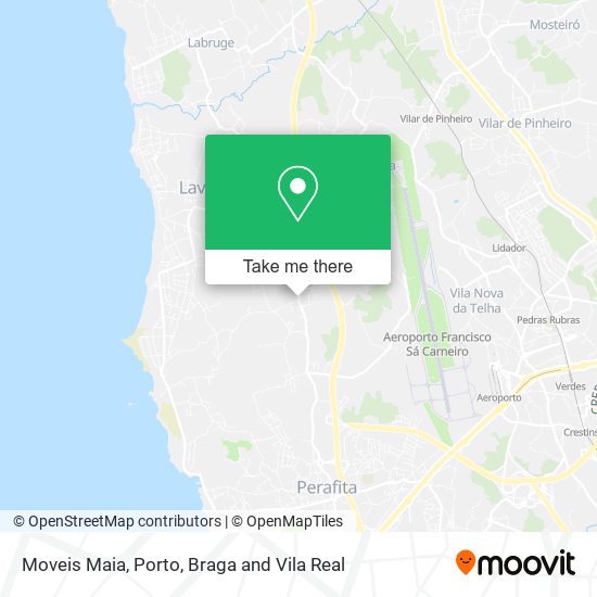 Moveis Maia map