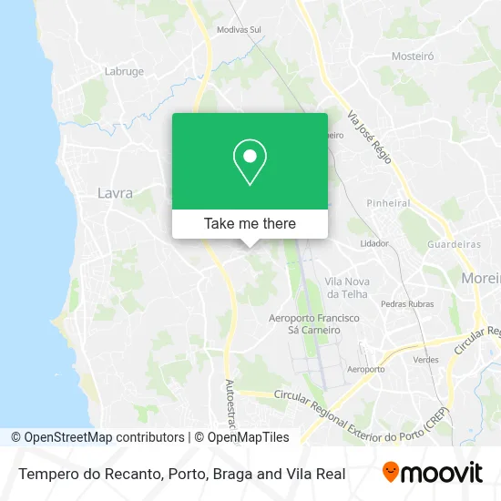 Tempero do Recanto map