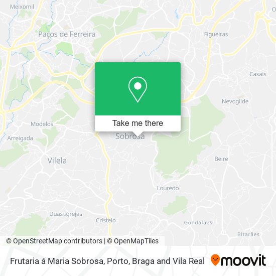 Frutaria á Maria Sobrosa map