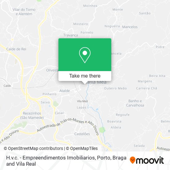 H.v.c. - Empreendimentos Imobiliarios map