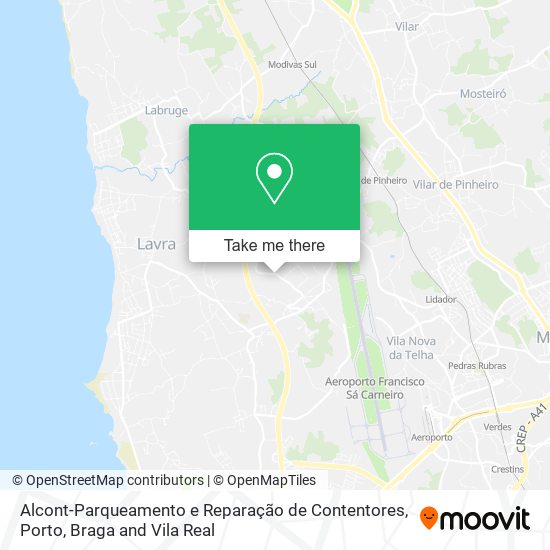 Alcont-Parqueamento e Reparação de Contentores mapa