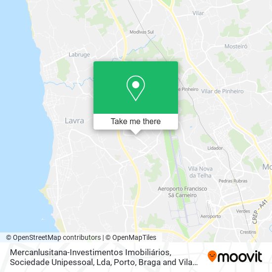 Mercanlusitana-Investimentos Imobiliários, Sociedade Unipessoal, Lda map