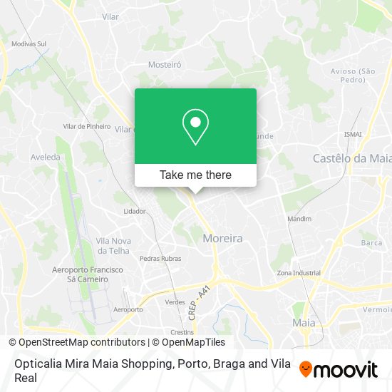 Opticalia Mira Maia Shopping map