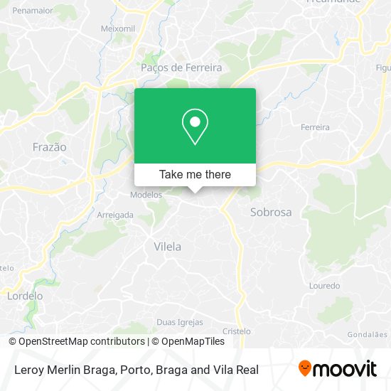 Leroy Merlin Braga mapa