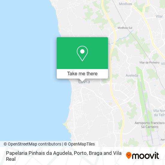 Papelaria Pinhais da Agudela map