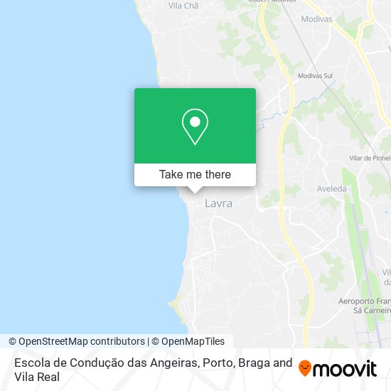 Escola de Condução das Angeiras map