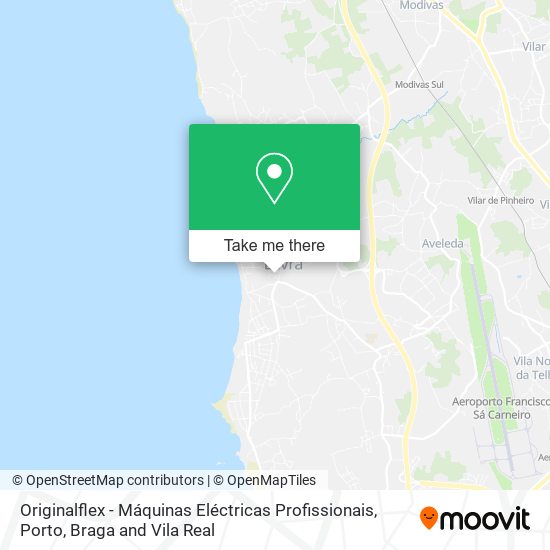 Originalflex - Máquinas Eléctricas Profissionais mapa