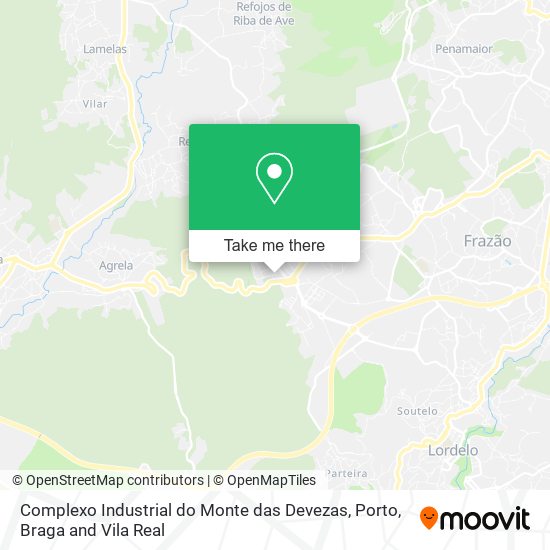 Complexo Industrial do Monte das Devezas mapa