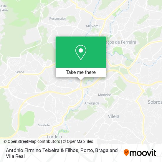 António Firmino Teixeira & Filhos mapa