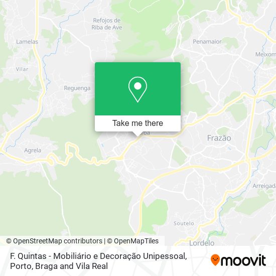 F. Quintas - Mobiliário e Decoração Unipessoal map