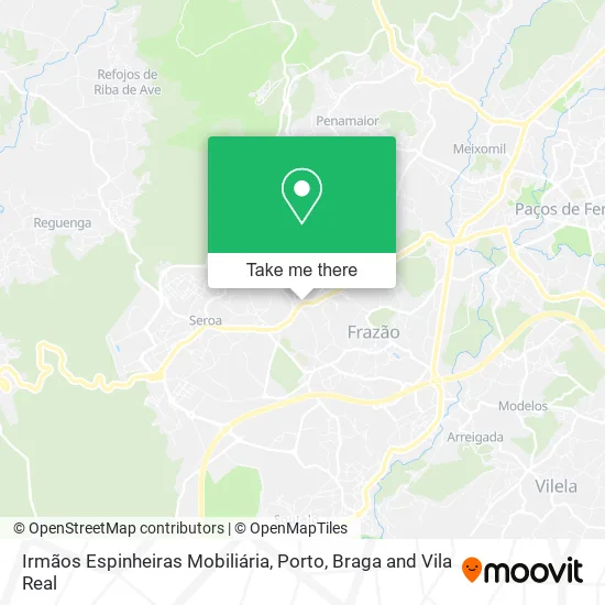 Irmãos Espinheiras Mobiliária map