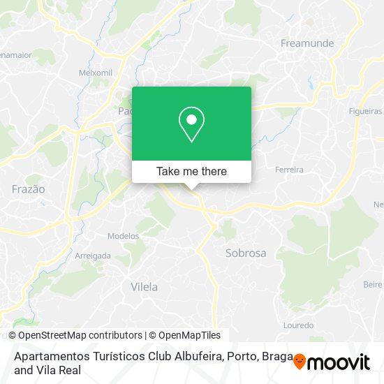 Apartamentos Turísticos Club Albufeira mapa
