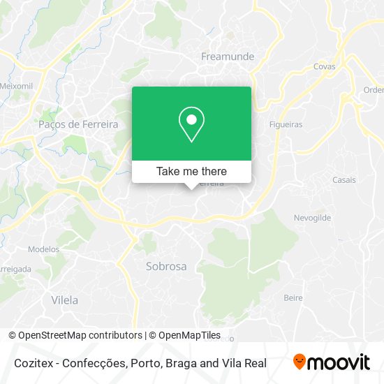 Cozitex - Confecções map