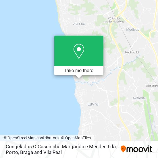 Congelados O Caseirinho Margarida e Mendes Lda map