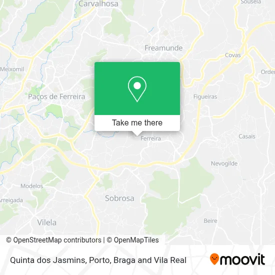 Quinta dos Jasmins map