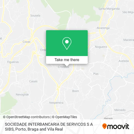 SOCIEDADE INTERBANCARIA DE SERVICOS S A SIBS mapa