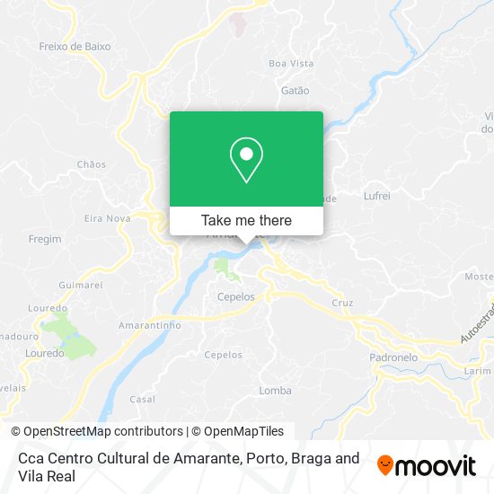 Cca Centro Cultural de Amarante map