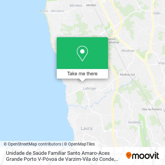 Unidade de Saúde Familiar Santo Amaro-Aces Grande Porto V-Póvoa de Varzim-Vila do Conde map