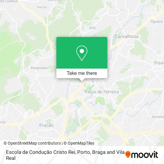 Escola de Condução Cristo Rei mapa