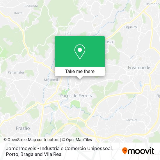 Jomormoveis - Indústria e Comércio Unipessoal map