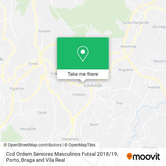 Ccd Ordem Seniores Masculinos Futsal 2018 / 19 map