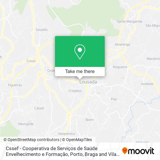 Cssef - Cooperativa de Serviços de Saúde Envelhecimento e Formação map