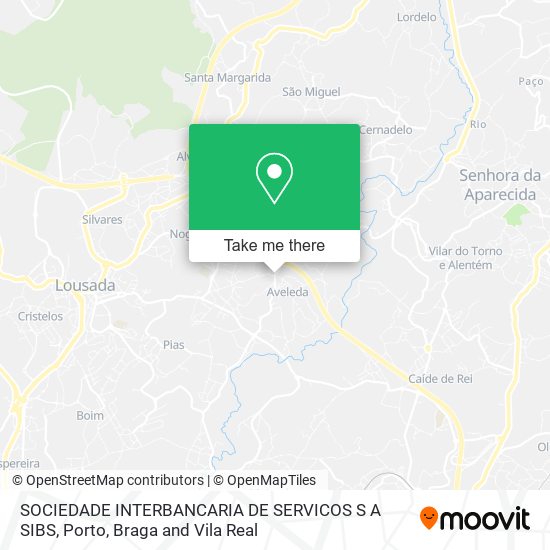 SOCIEDADE INTERBANCARIA DE SERVICOS S A SIBS map