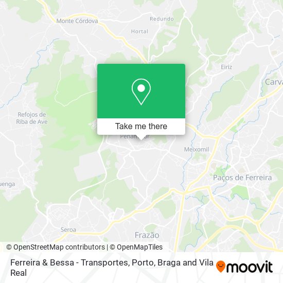 Ferreira & Bessa - Transportes map