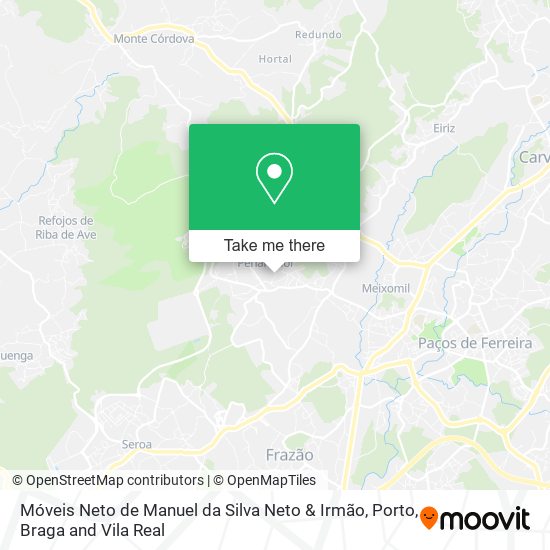 Móveis Neto de Manuel da Silva Neto & Irmão map