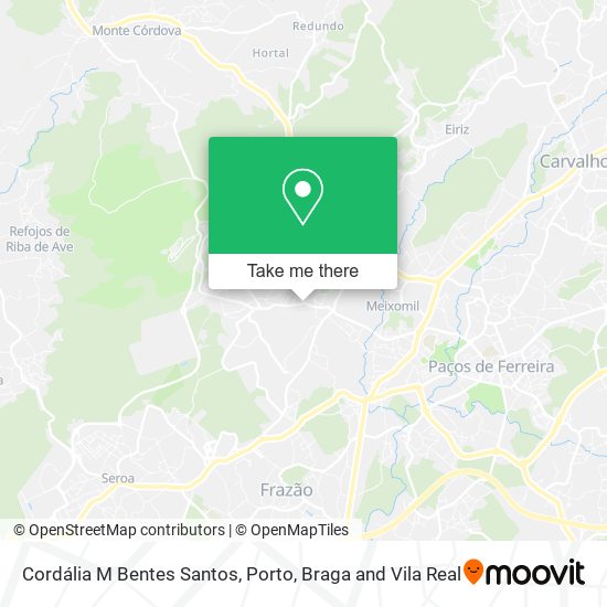 Cordália M Bentes Santos map