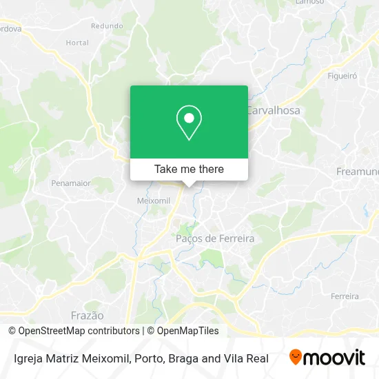 Igreja Matriz Meixomil map