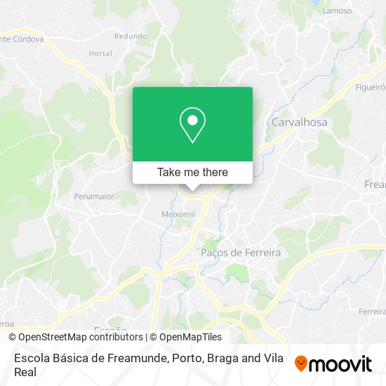 Escola Básica de Freamunde map