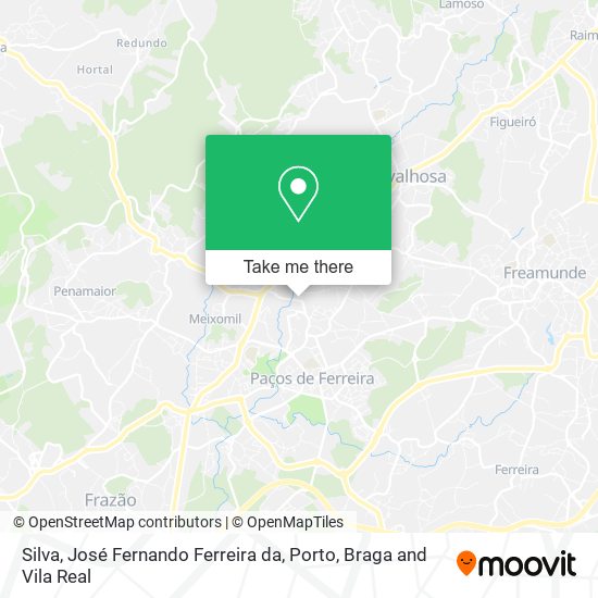 Silva, José Fernando Ferreira da mapa