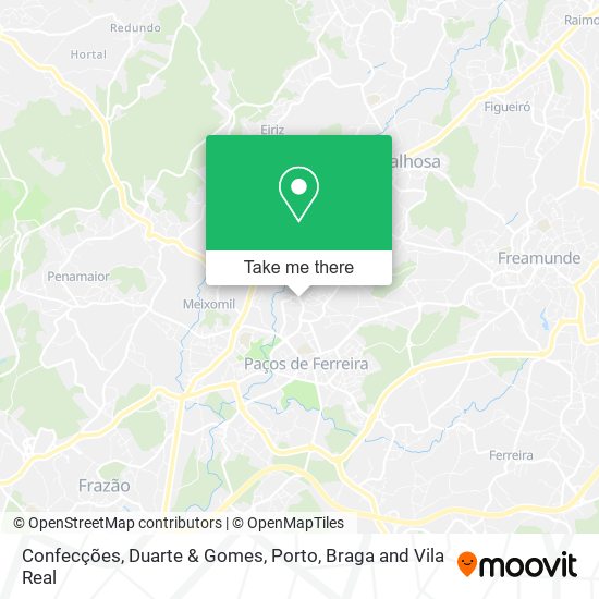 Confecções, Duarte & Gomes map