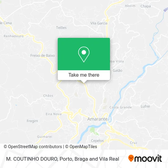 M. COUTINHO DOURO map