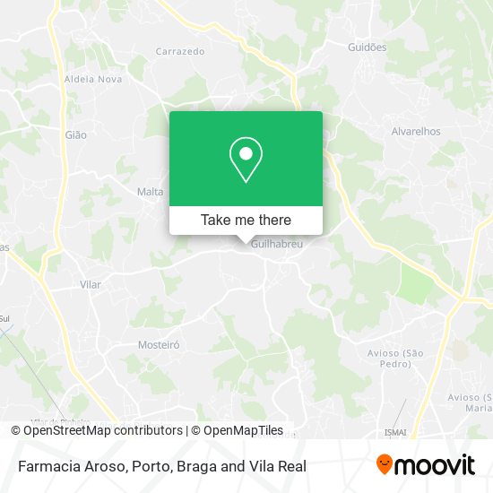 Farmacia Aroso map