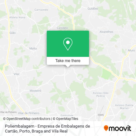 Poliembalagem - Empresa de Embalagens de Cartão mapa