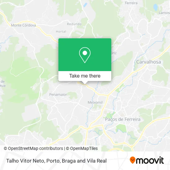Talho Vitor Neto map