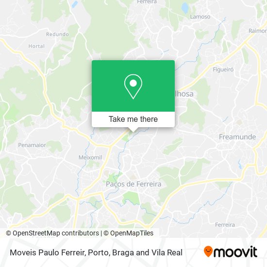 Moveis Paulo Ferreir mapa