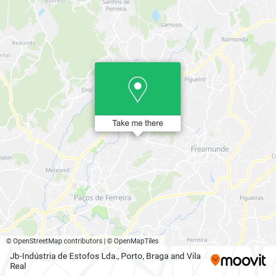 Jb-Indústria de Estofos Lda. map