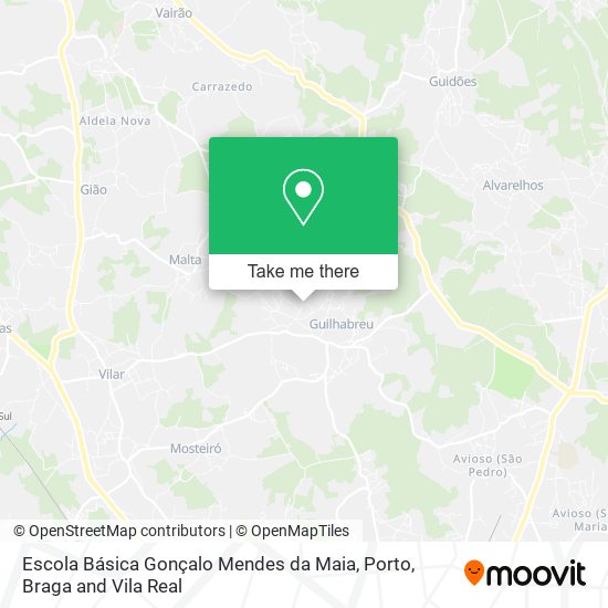 Escola Básica Gonçalo Mendes da Maia map
