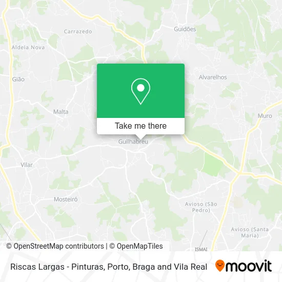 Riscas Largas - Pinturas mapa